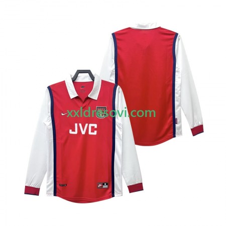 Arsenal 1999 Retro Domaći Nogometni Dres 1998 Dugim Rukavima